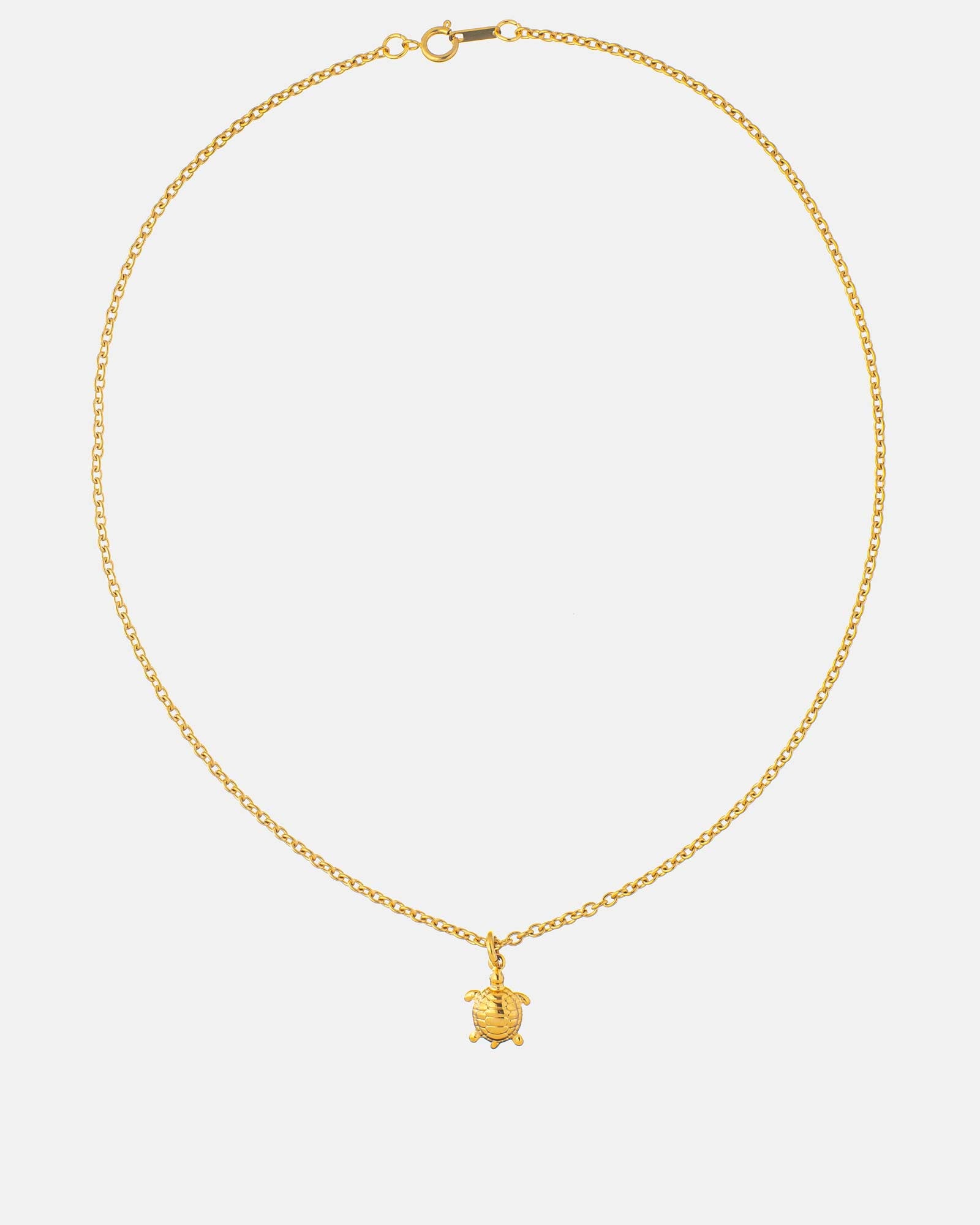 Turtle Necklace gold stainless steel