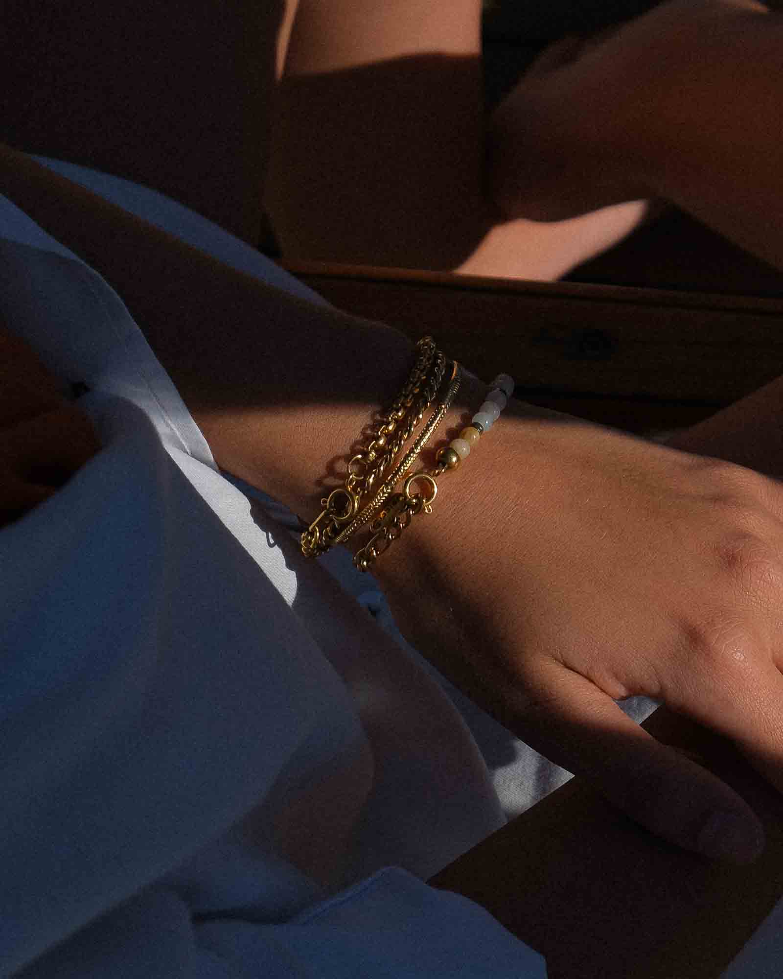woman wrist with elba bracelet