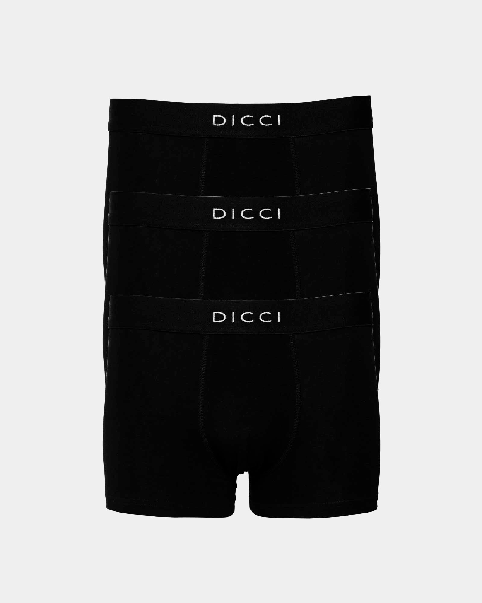 Black Dicci Boxer - Basic Boxers - 3 Pack - DICCI