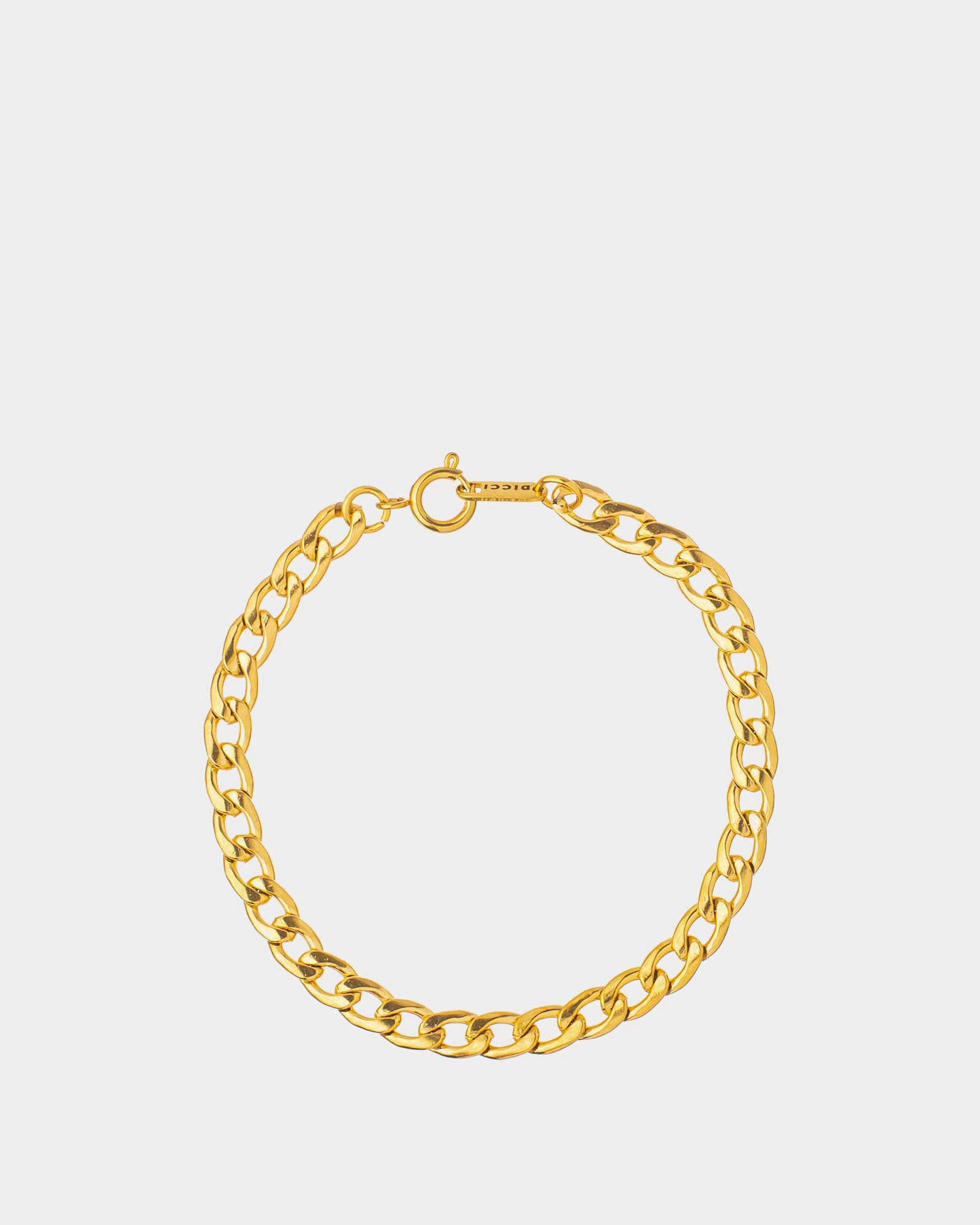 Los Roques - Golden Stainless Steel Bracelet 1*1 - Online Unissex Jewelry - Dicci