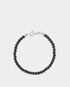 Lava Stone Bracelet 4mm Silver Clasp - Natural Stones Bracelets - Online Unissex Jewelry - Dicci