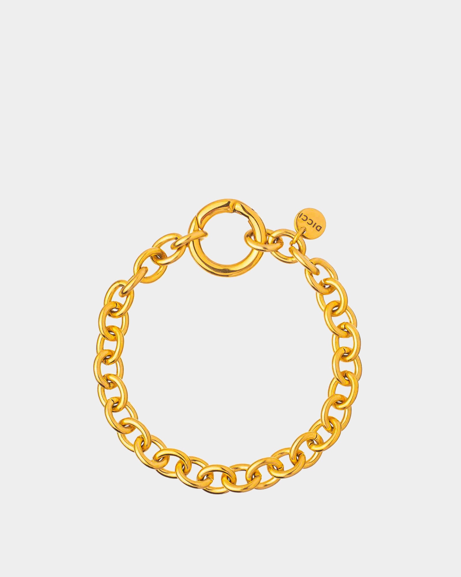 Ring Bracelet - Golden Stainless Steel Jewelry - Online Unissex Jewelry - Dicci