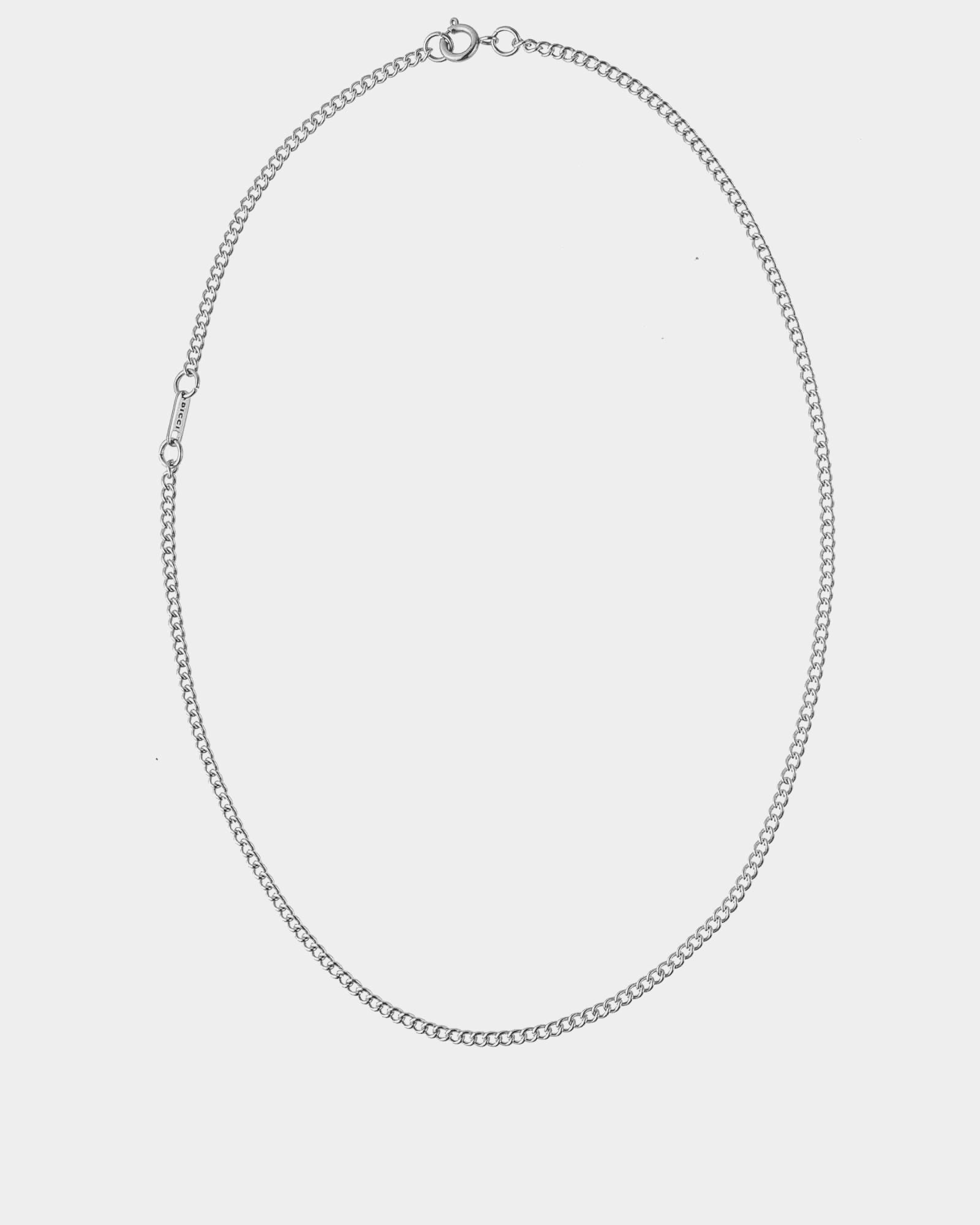 Thin Curb Chain Faceted - Stainless Steel Chains - Online Unissex Jewelry - Dicci
