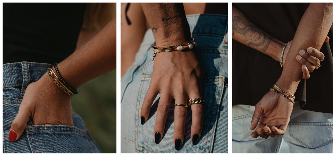 HOW TO WEAR NATURAL STONE BRACELETS