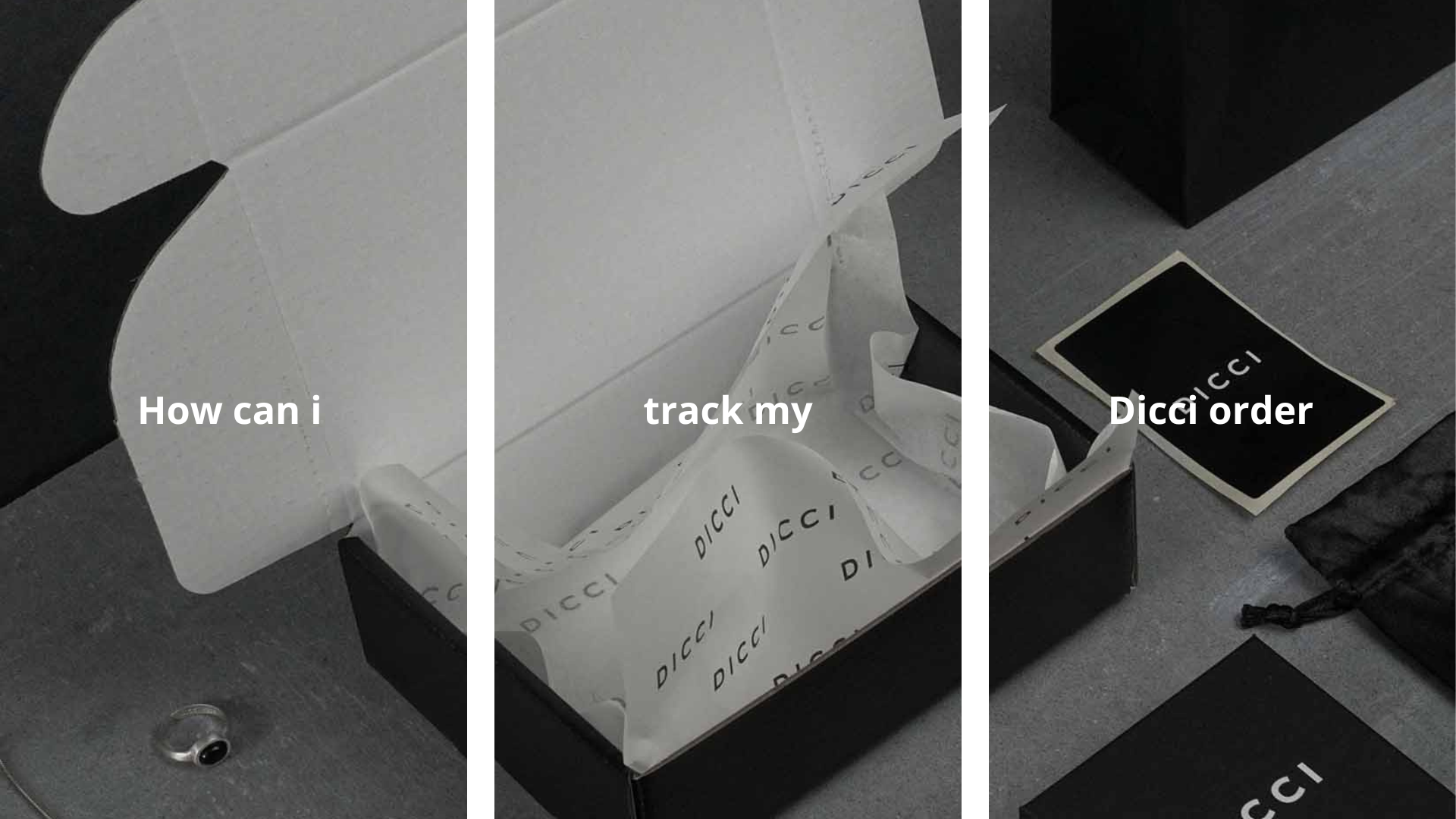 How can i track my Dicci order?