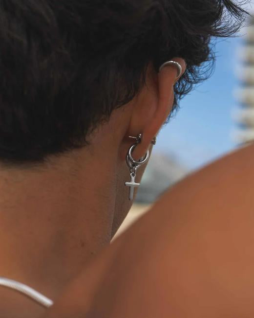 Steel Earrings for Men