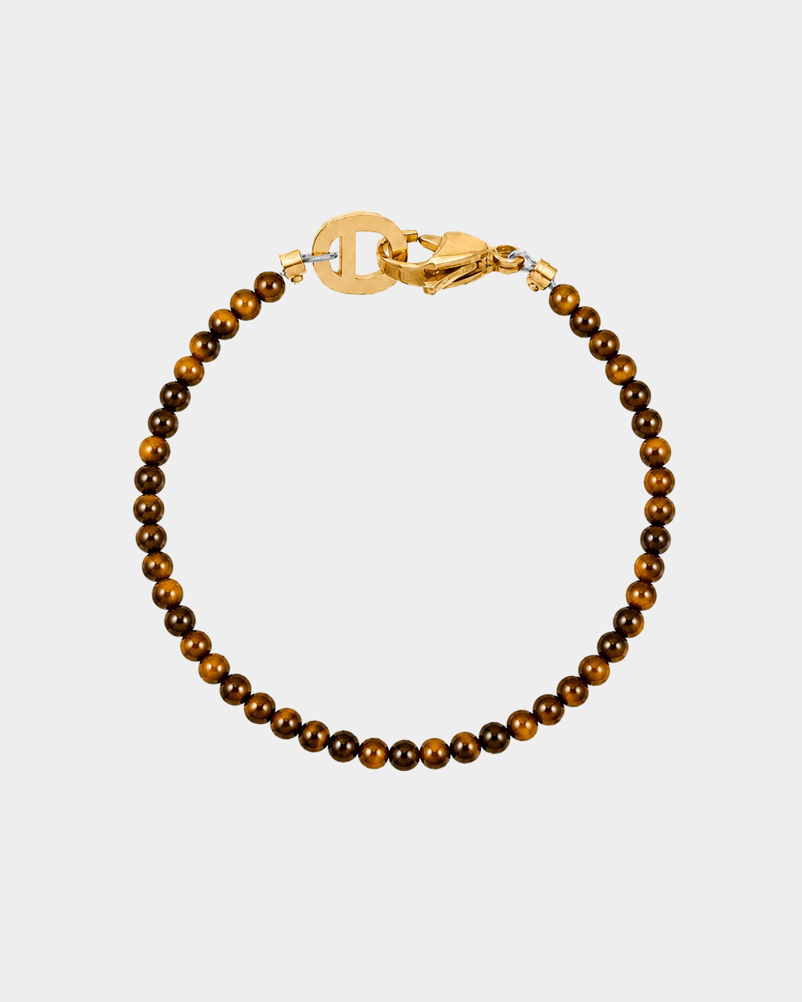 Golden Tiger Eye Bracelet 4mm - Natural Stone Bracelet - Dicci