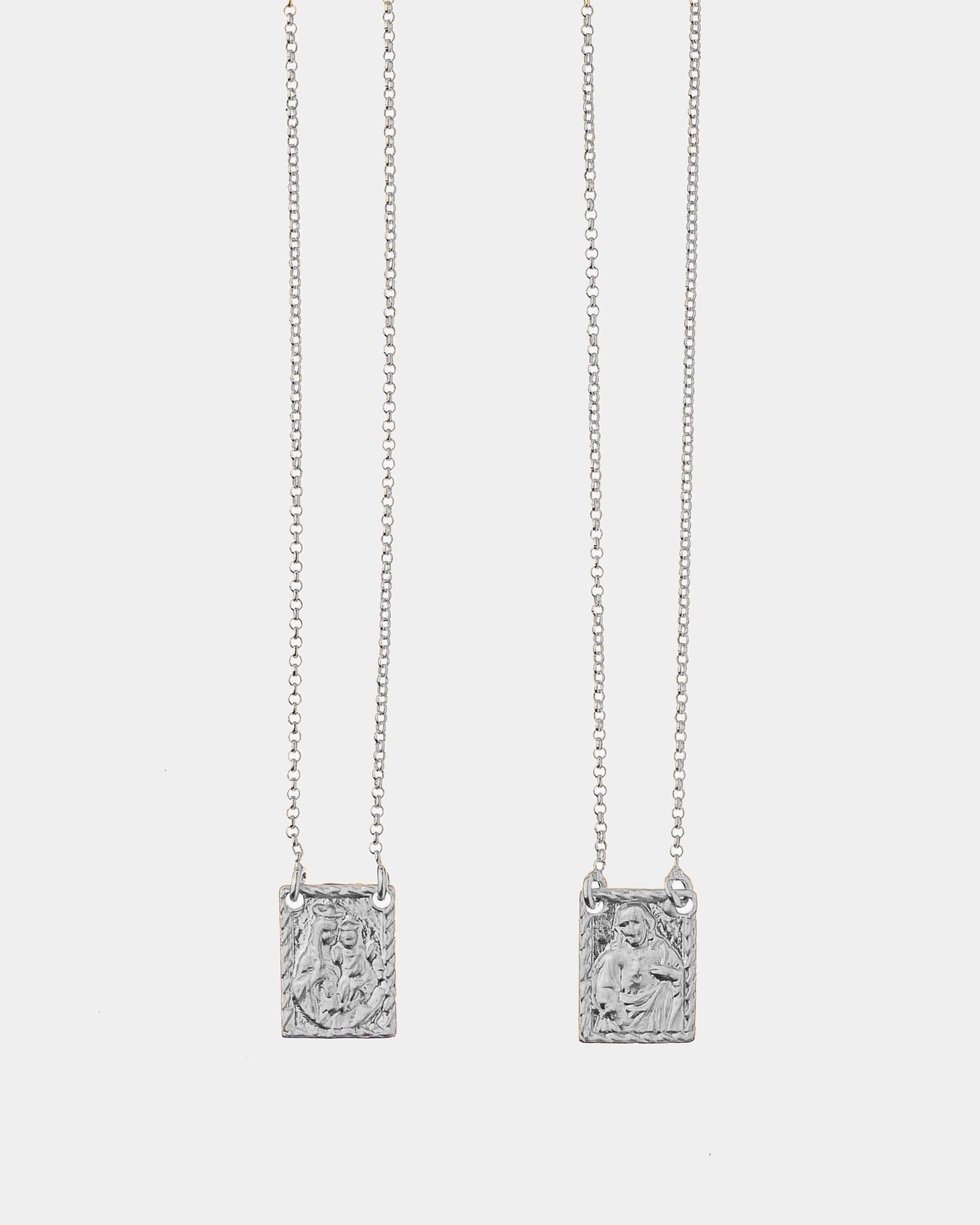 925 Silver Scapular Do Carmo- Silver Scapular