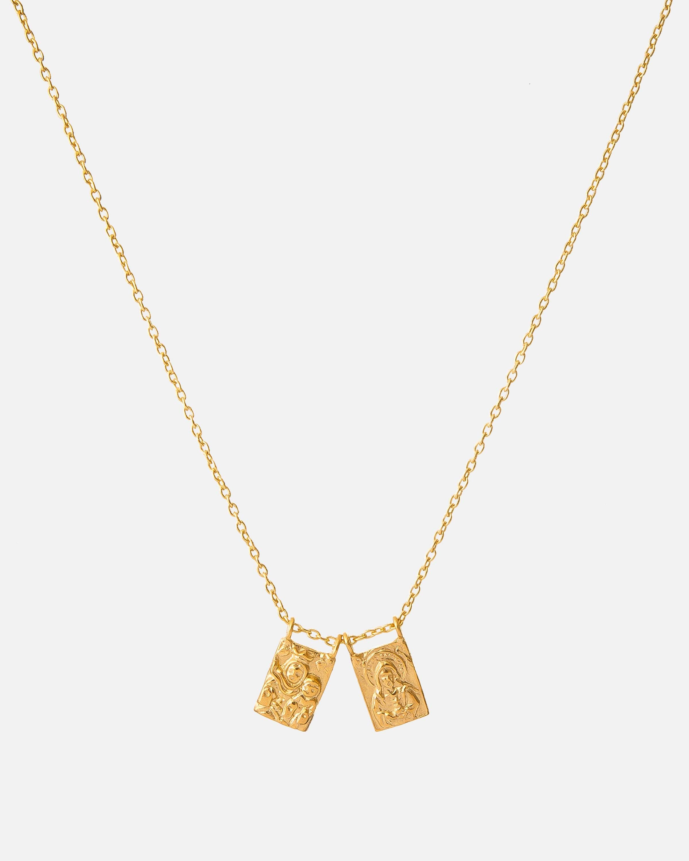 Golden Sacred Heart Thin Scapular