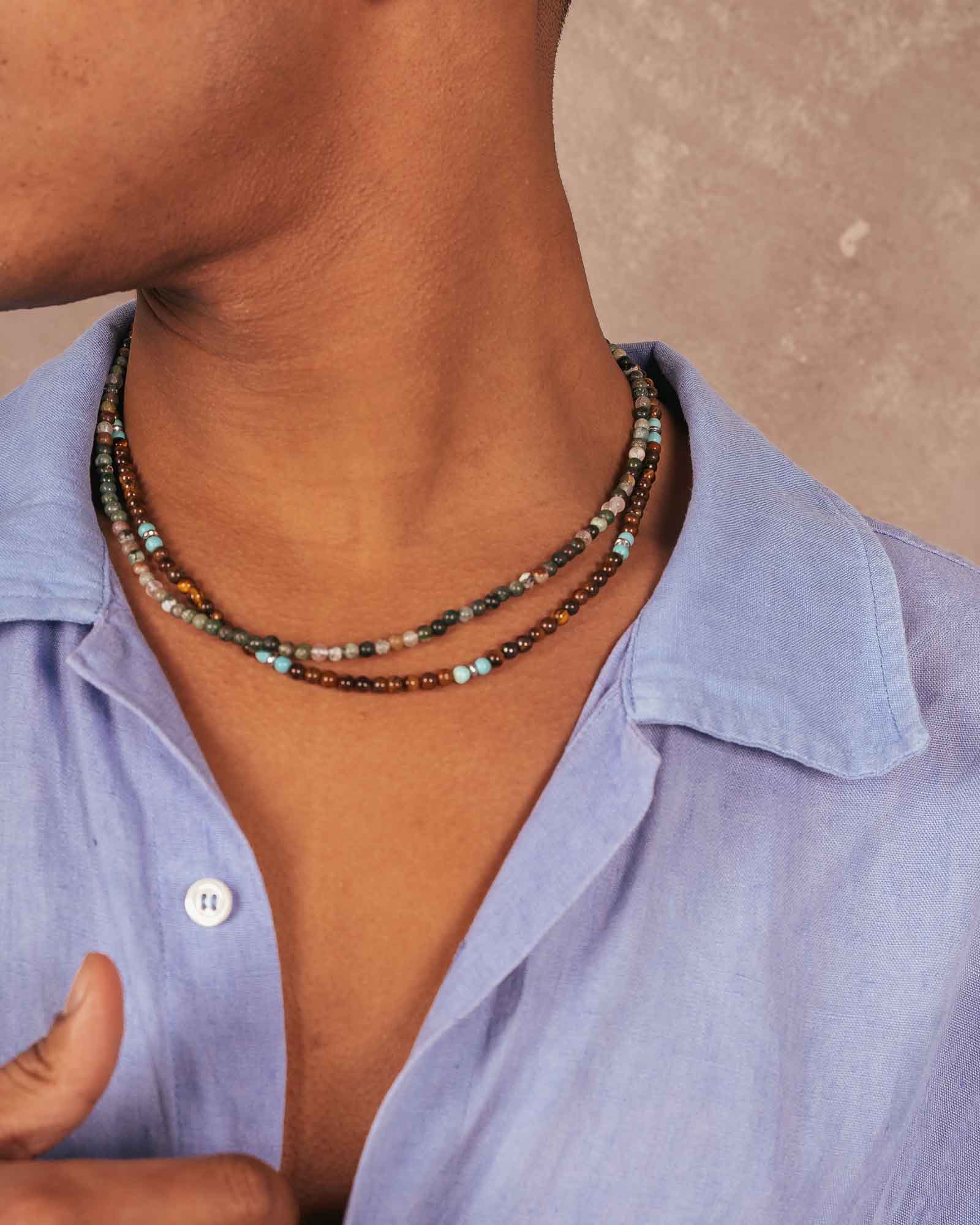 Primer plano del Collar de Ágata