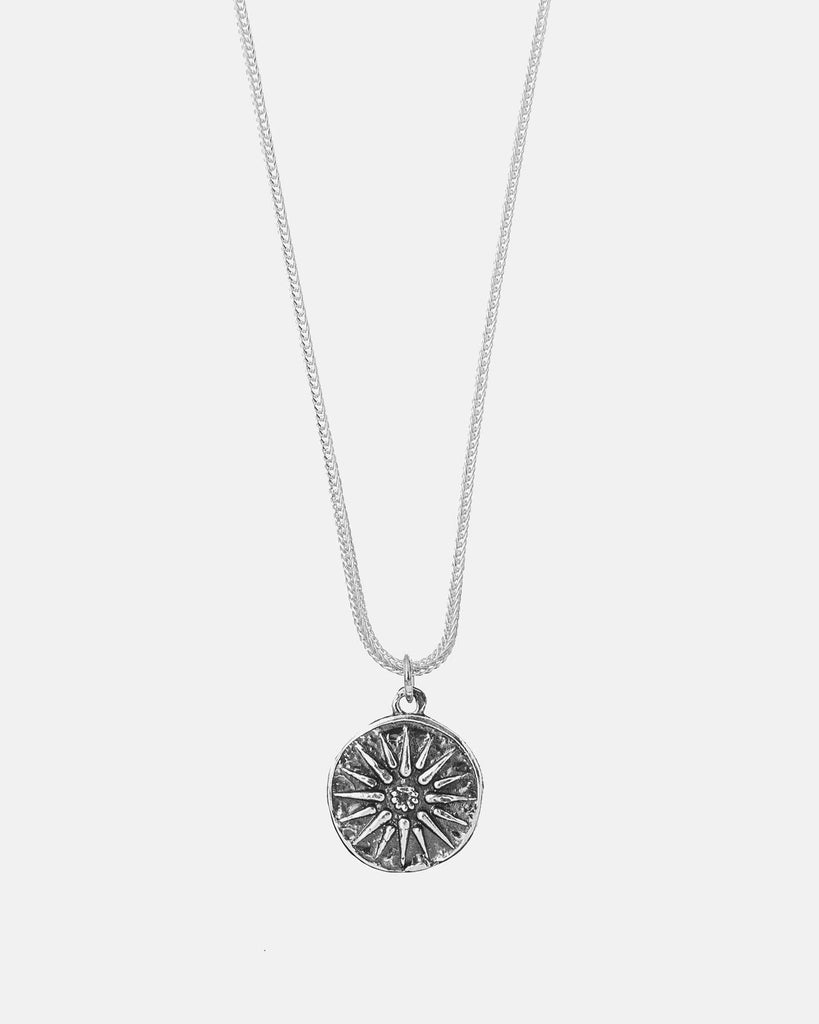 925 Silver Necklace 'Apollo Coin' -Unisex Necklace - Dicci