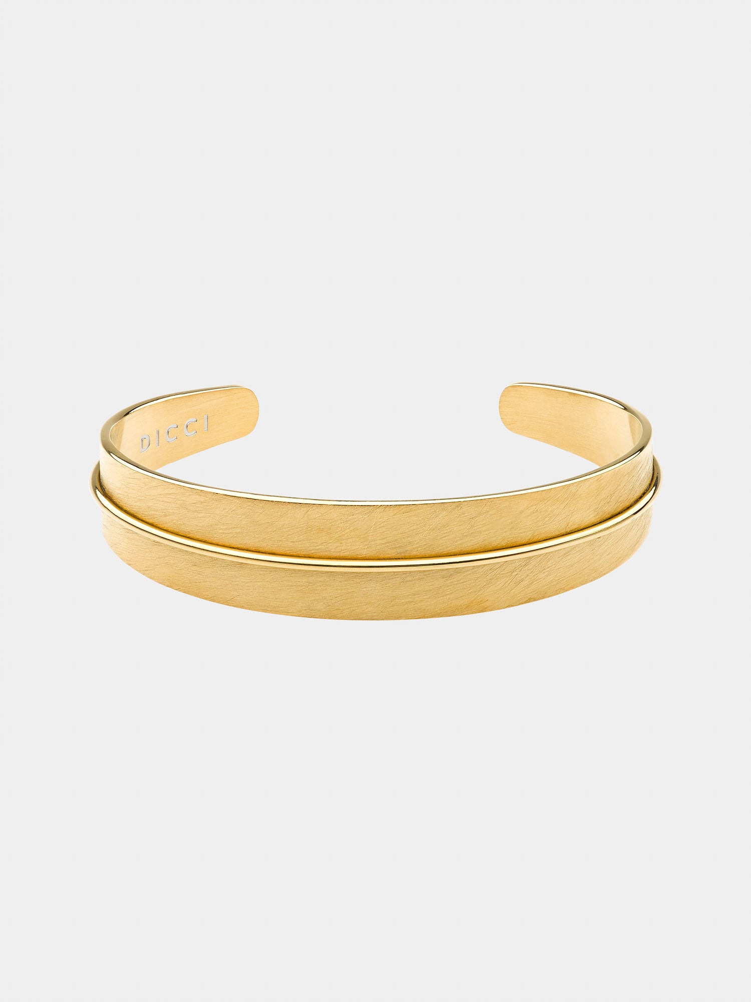 Arch Cuff Golden Bracelet - Steel Bracelets - Buy Dicci Online