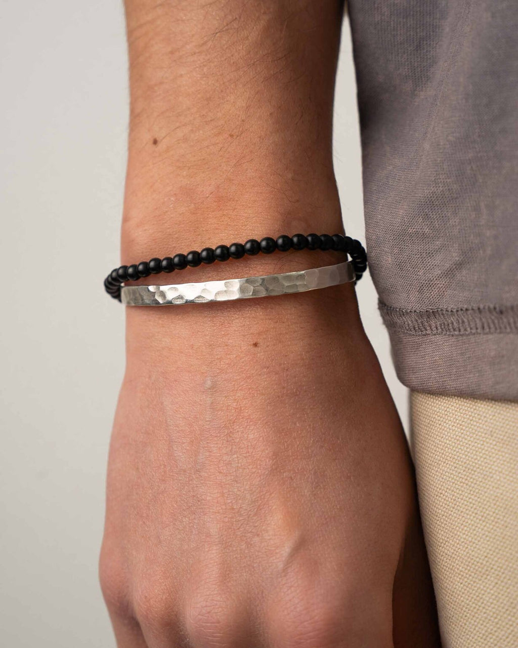 Black Onyx Stone Bracelet 4mm - Jewelry Online - Dicci