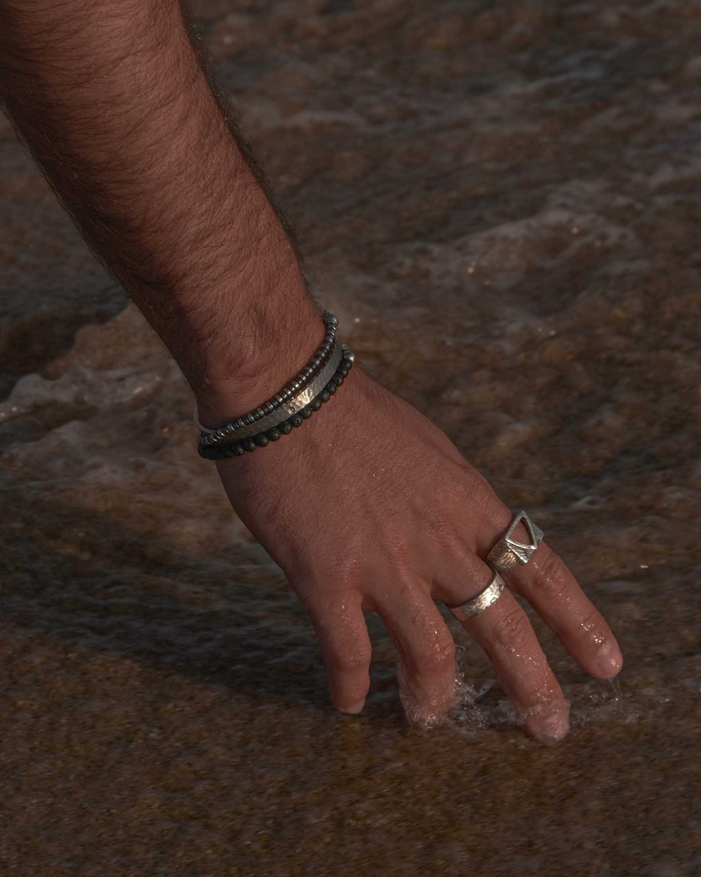 Bracciale martellato - Bracciali in acciaio inossidabile - Dicci