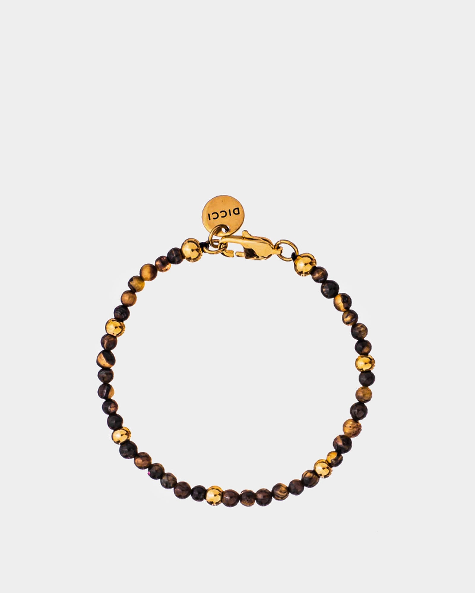 Brown golden stones bracelet Corvo - Stone Bracelets - Dicci
