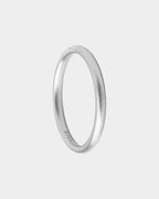 Brushed Promise Ring Stainless Steel