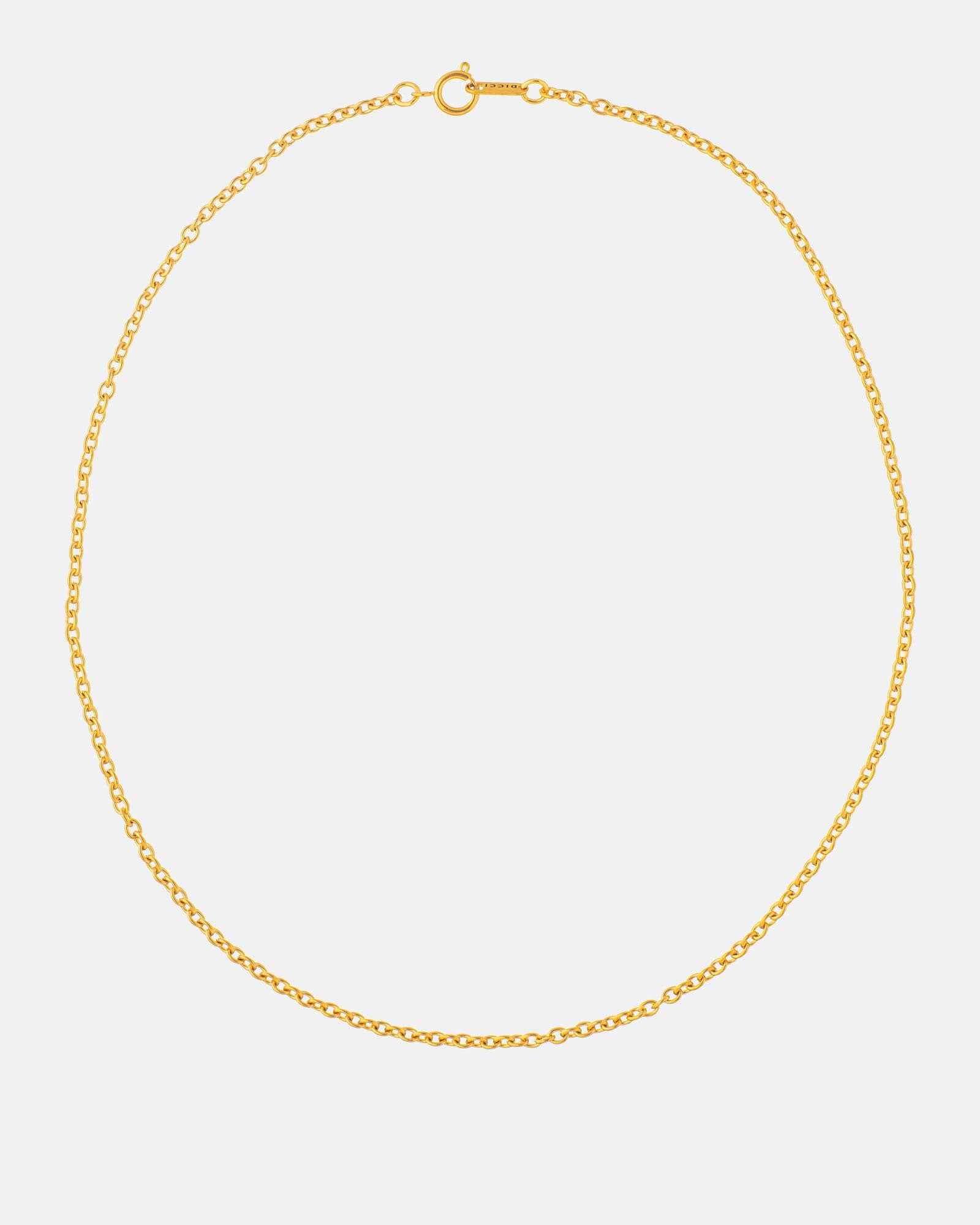 Cable Chain Necklace golden