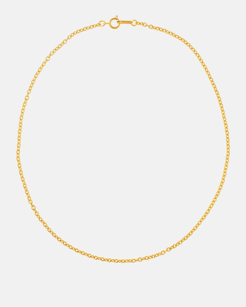 Cable Chain Necklace golden