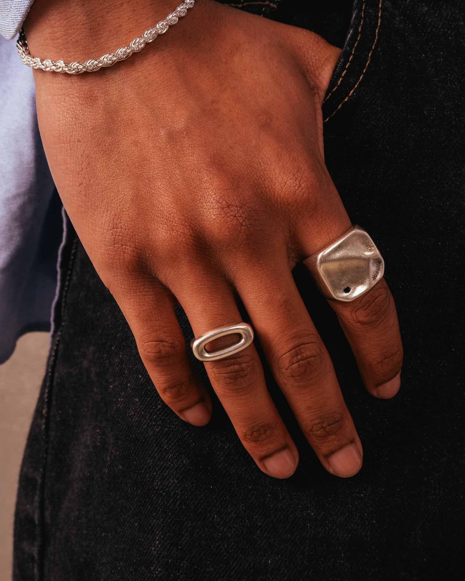 Chunky Ring silver - dicci
