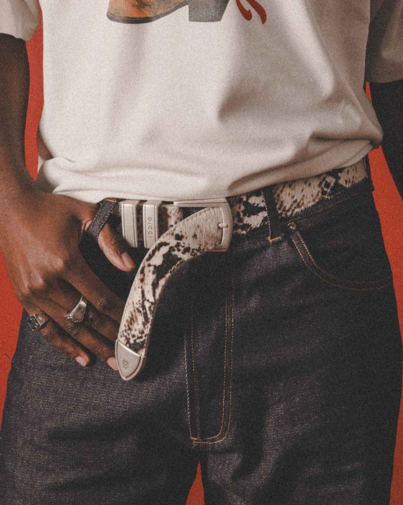 Cinto em pele de vaca - WRONG SENSE® X DICCI