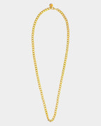 Flat Cuban Chain Necklace 6mm Golden