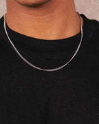 Collana a maglie piatte da 3 mm