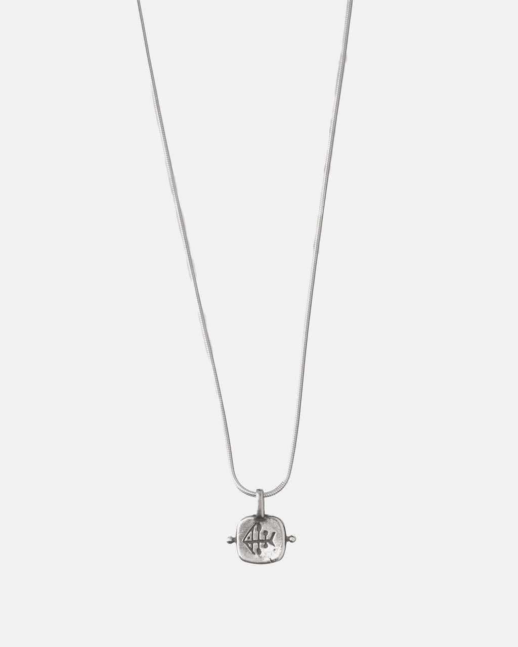 Rabo de Peixe silver necklace