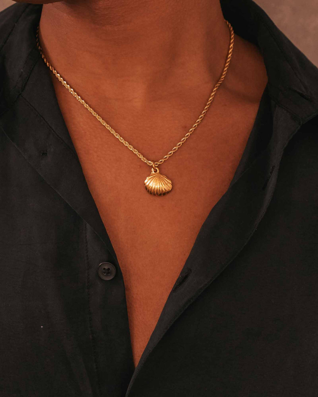 Golden Freedom Sea Shell Necklace