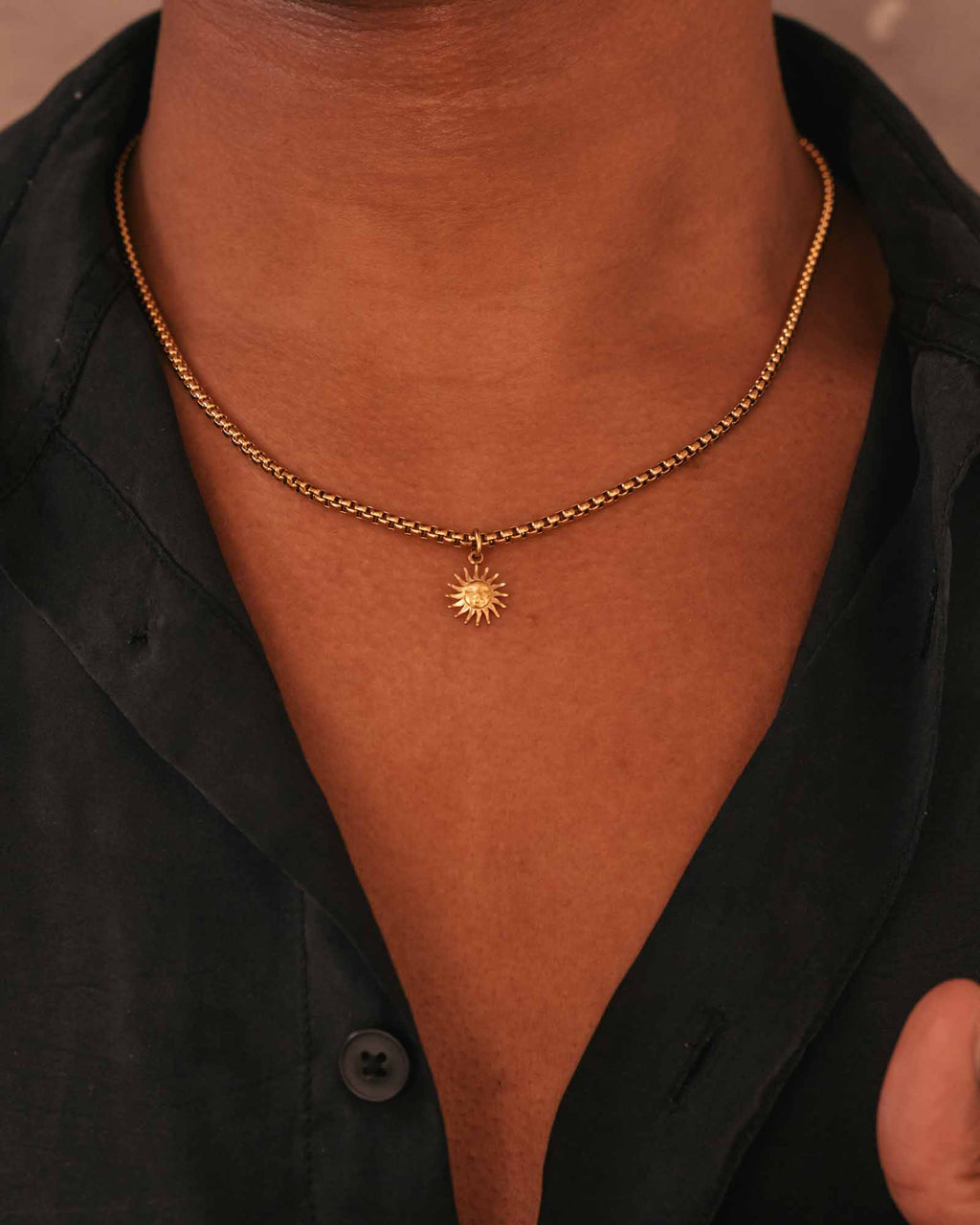 Sun Golden Necklace 