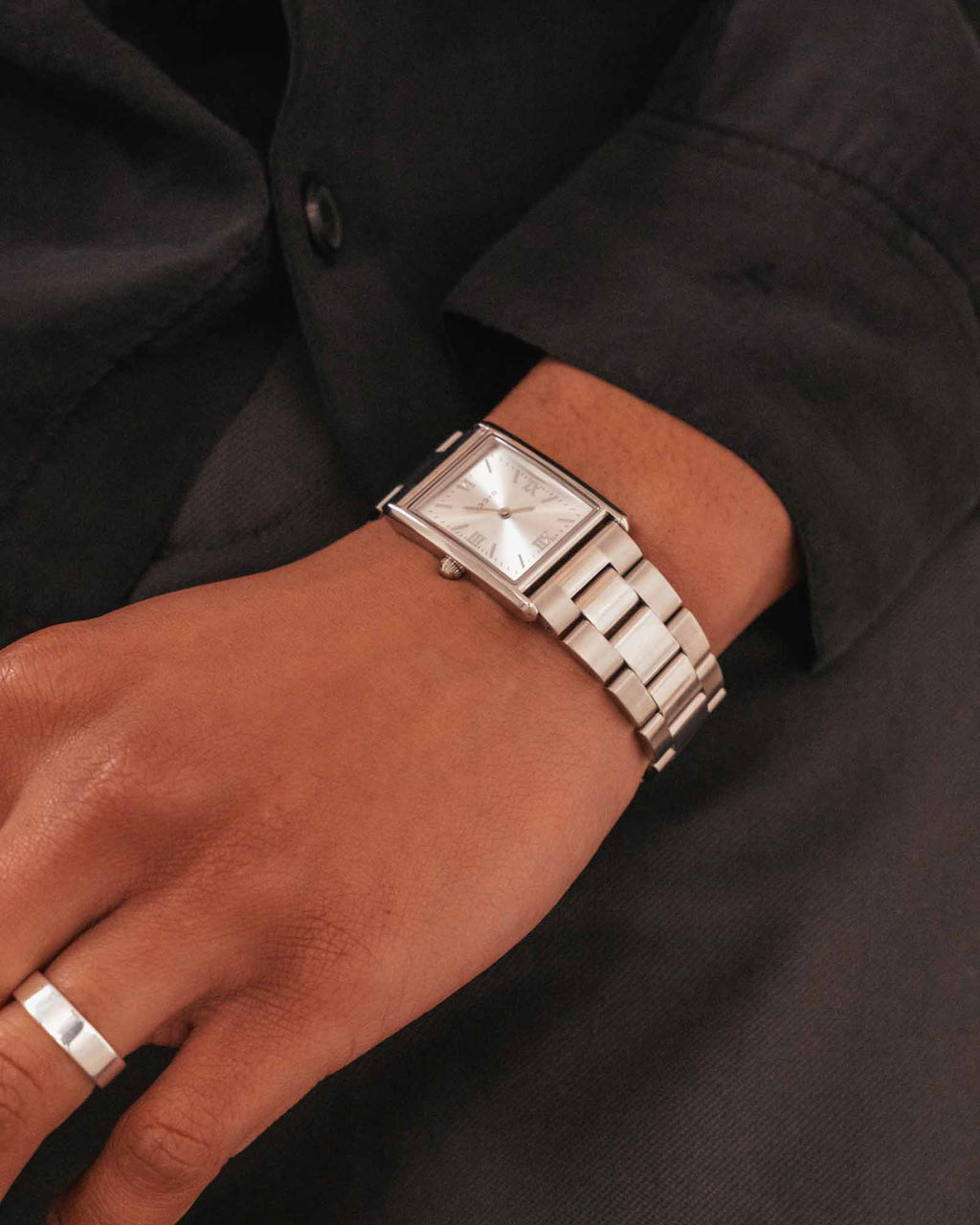 Stainless Steel Watch Silver Dial – Muse