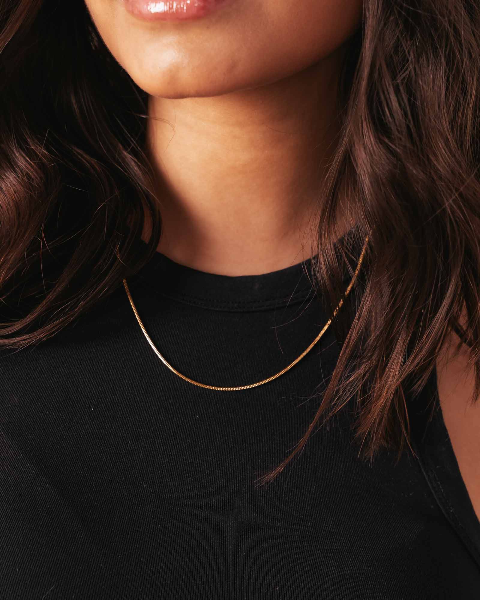 Snake Bone Chain Necklace