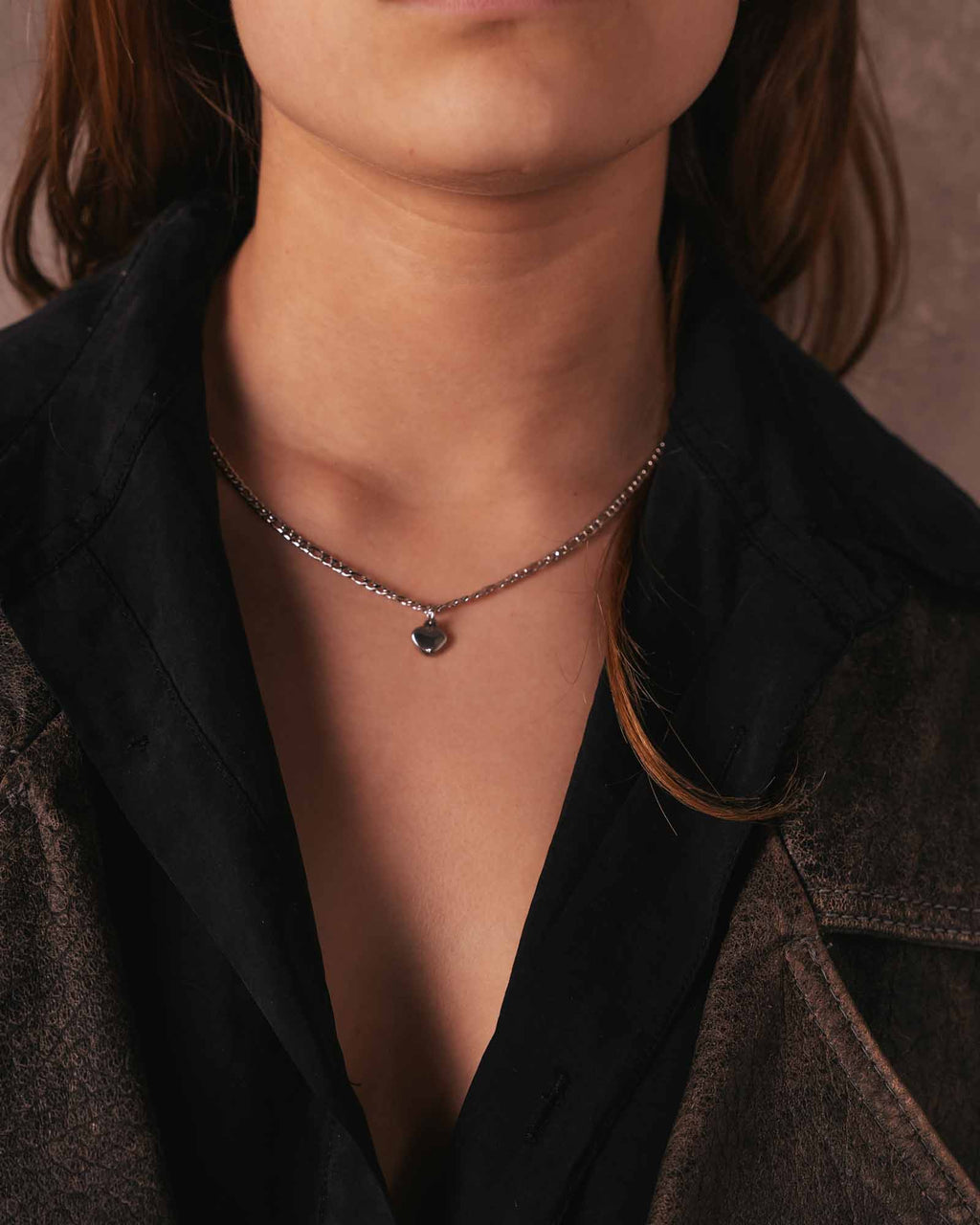 Heart Silver Necklace