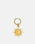 Golden Sunburst Earring in stainless steel