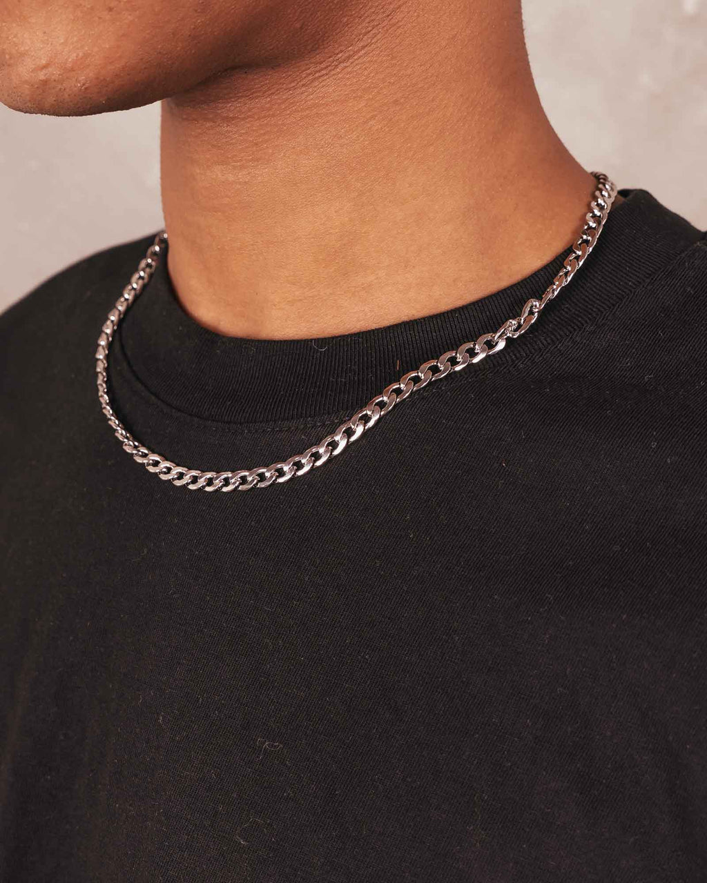 Flat Cuban Chain Necklace 6mm