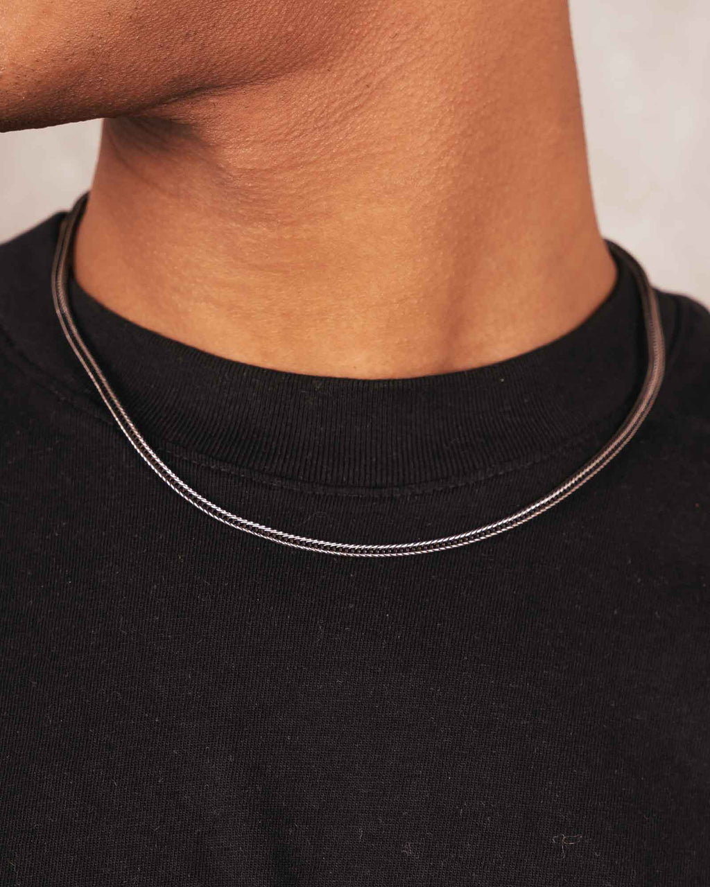 Foxtail Chain Necklace 3mm