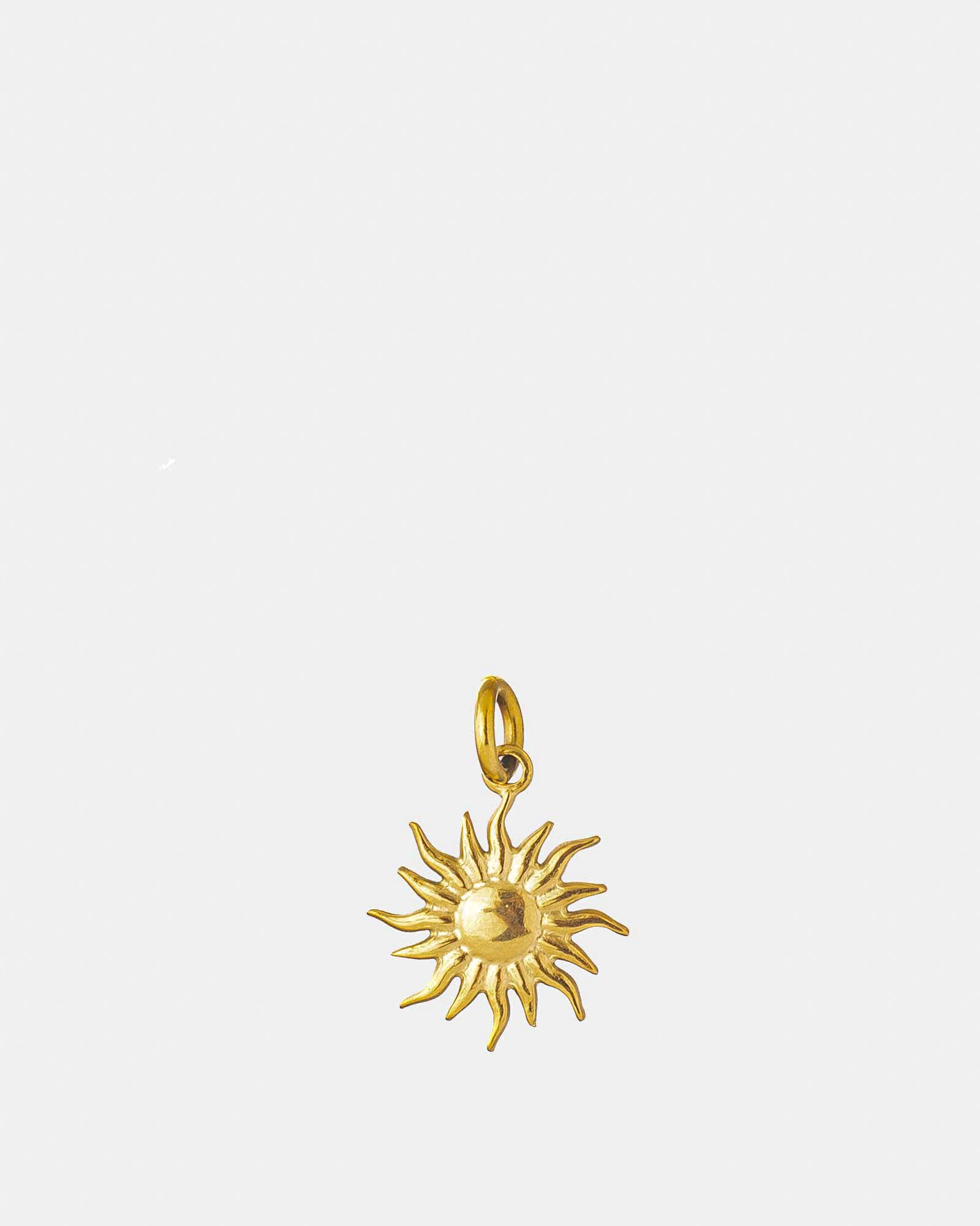 Golden Radiant Sun Pendant - Stainless steel jewelry - Dicci