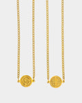 Golden St. Benedicts Scapular in stainless steel
