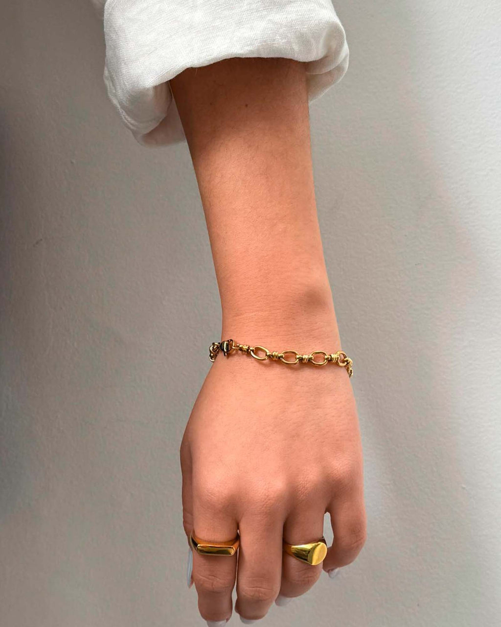 Golden Strand Bracelet - Stainless Steel Bracelets