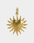 Heartflare Golden Pendant - Unisex Jewelry - DICCI