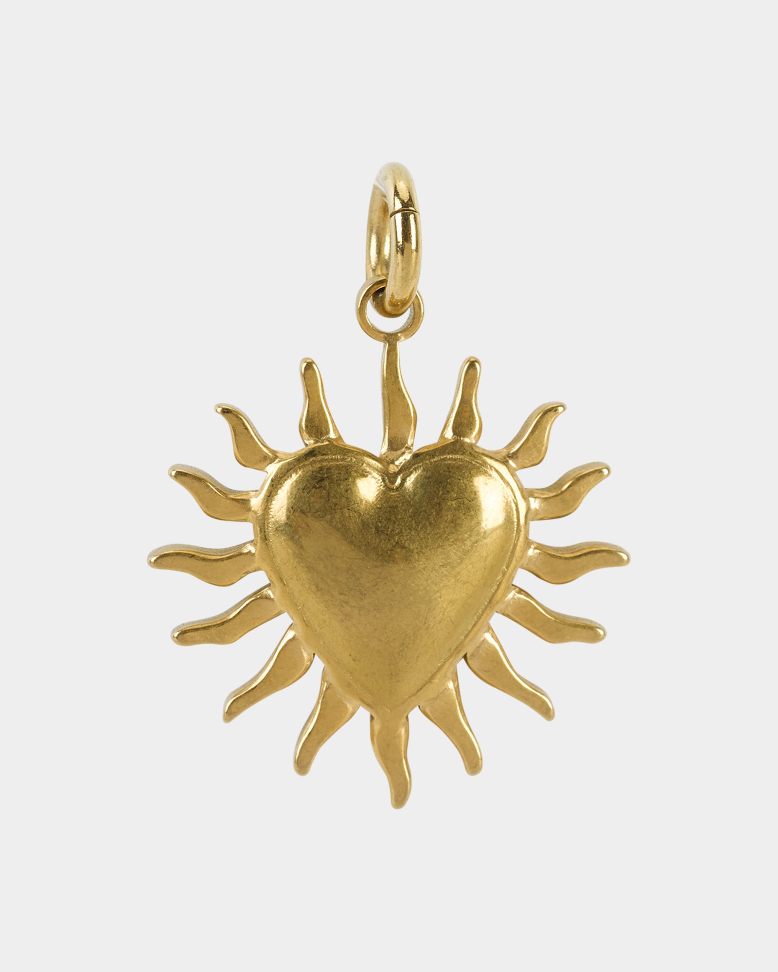 Heartflare Golden Pendant - Unisex Jewelry - DICCI