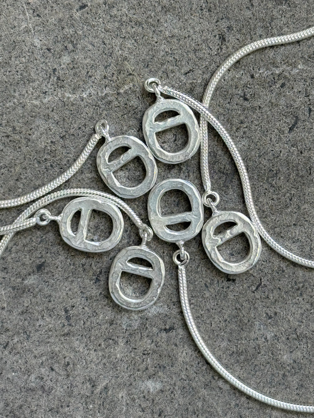 Pulsera de cadena cobra plateada - Signature