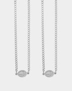 Lady of the Miraculous Medal Necklace Silver