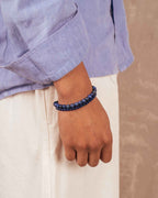 Lapis Lazuli Bracelet 4mm - Natural Stone Bracelet - Dicci