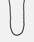 Collar de ónix negro mate