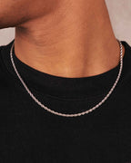 Rope Chain Necklace silver