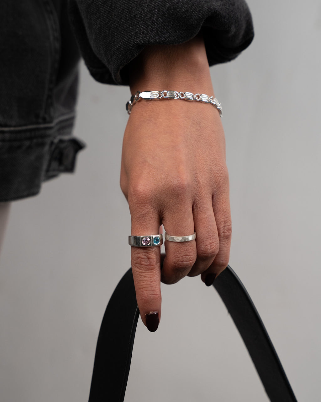 Silver Lovers Ring - Buy Rings Online - DICCI