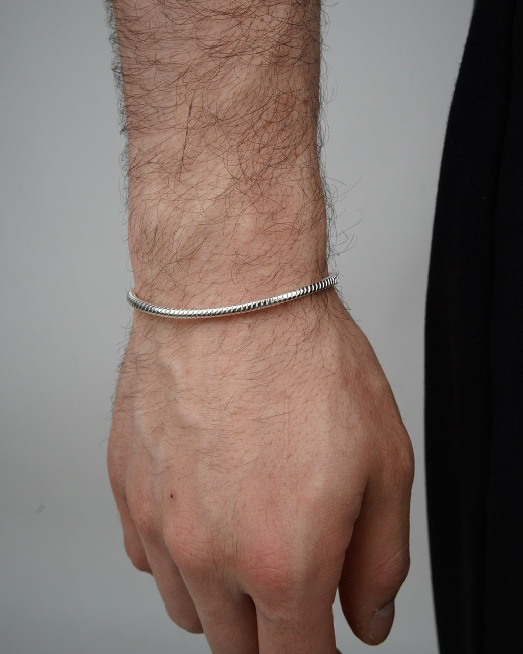 Snake Bone Bracelet 3mm - Stainless Steel Bracelets