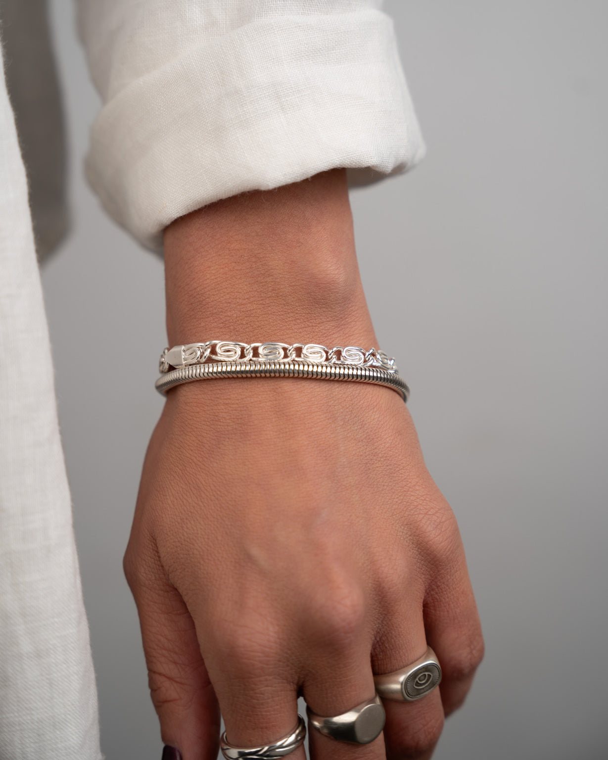 Snake Bracelet - 925 Silver Jewelry - Dicci