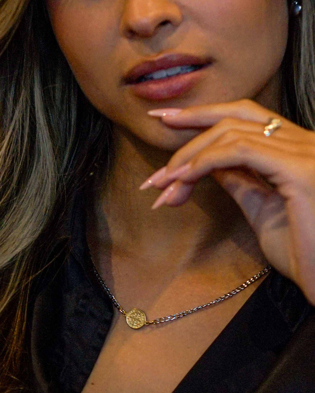 St. Benedict's - Two tone necklace - Dicci