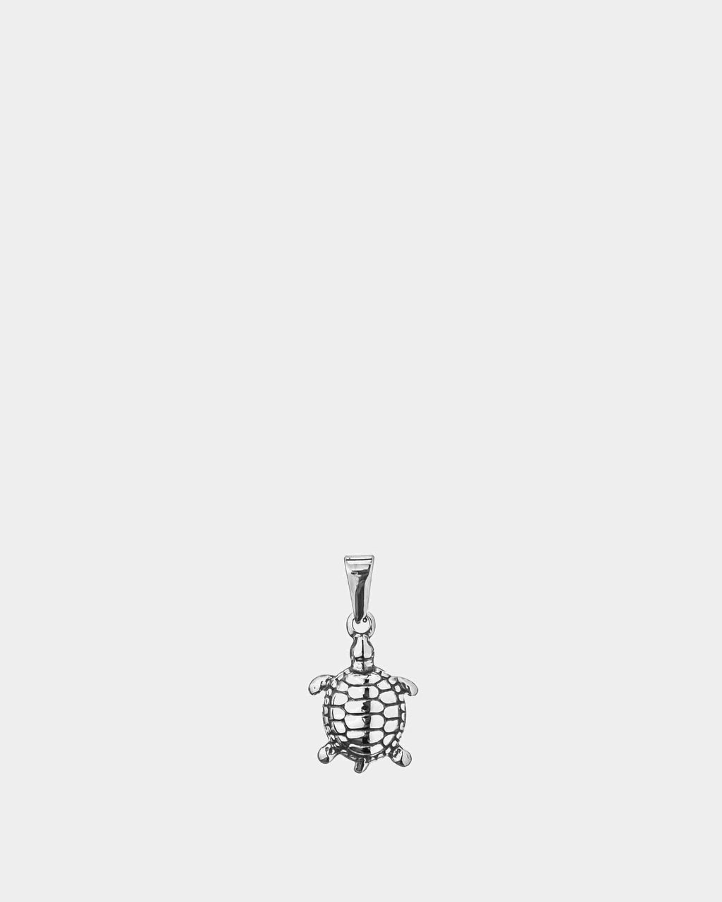 silver Stainless Steel Turtle Pendant - Necklace Pendants - Dicci